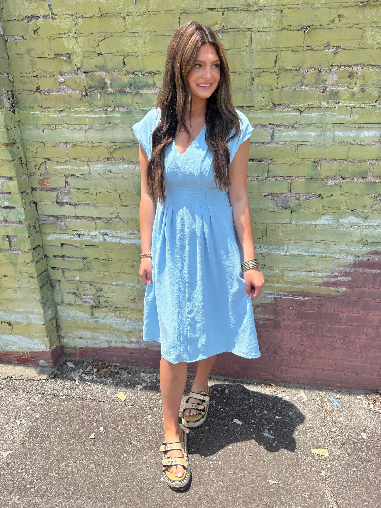 Haptics Light Blue Dress