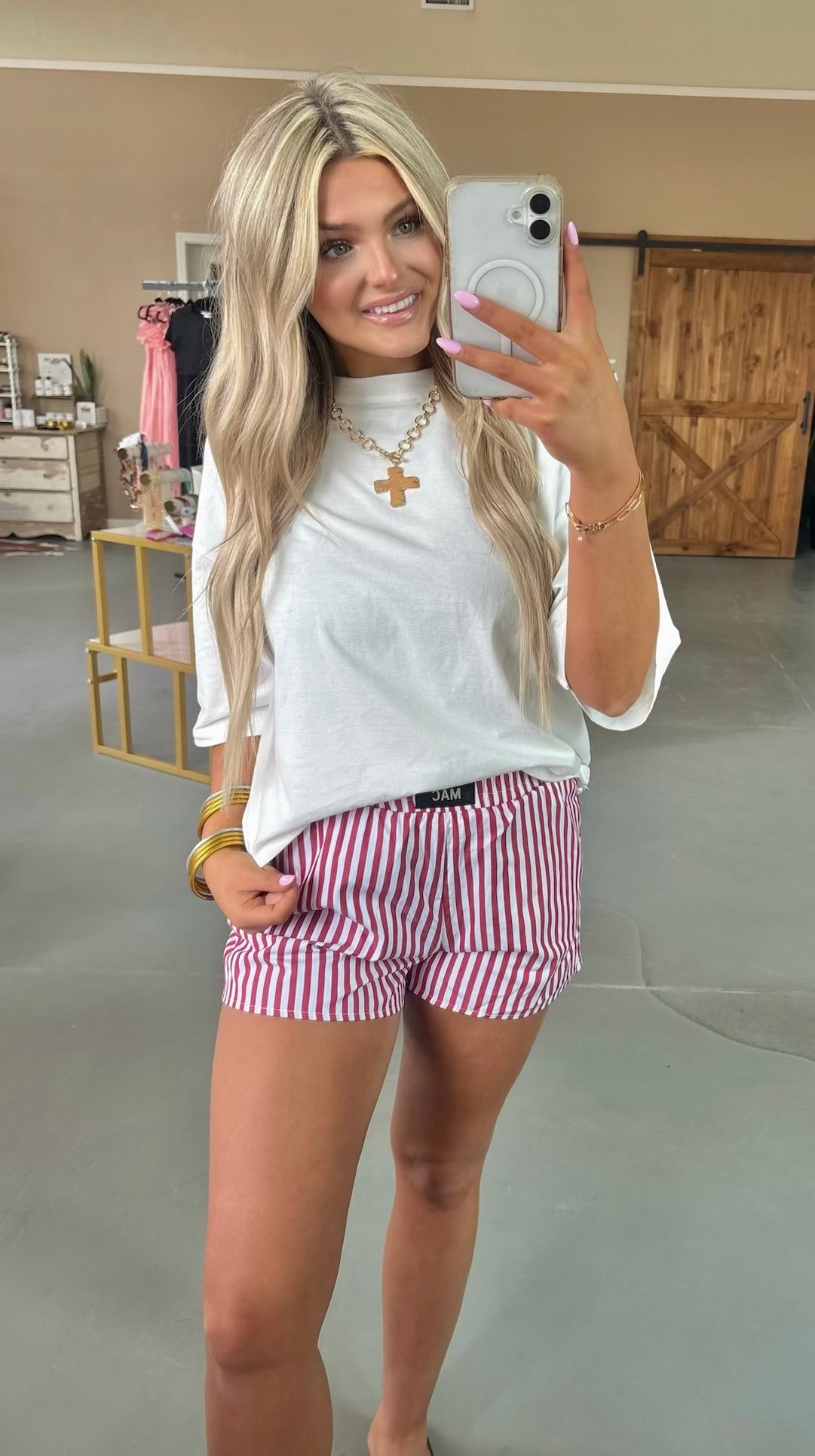 Oversized White Cotton Tee