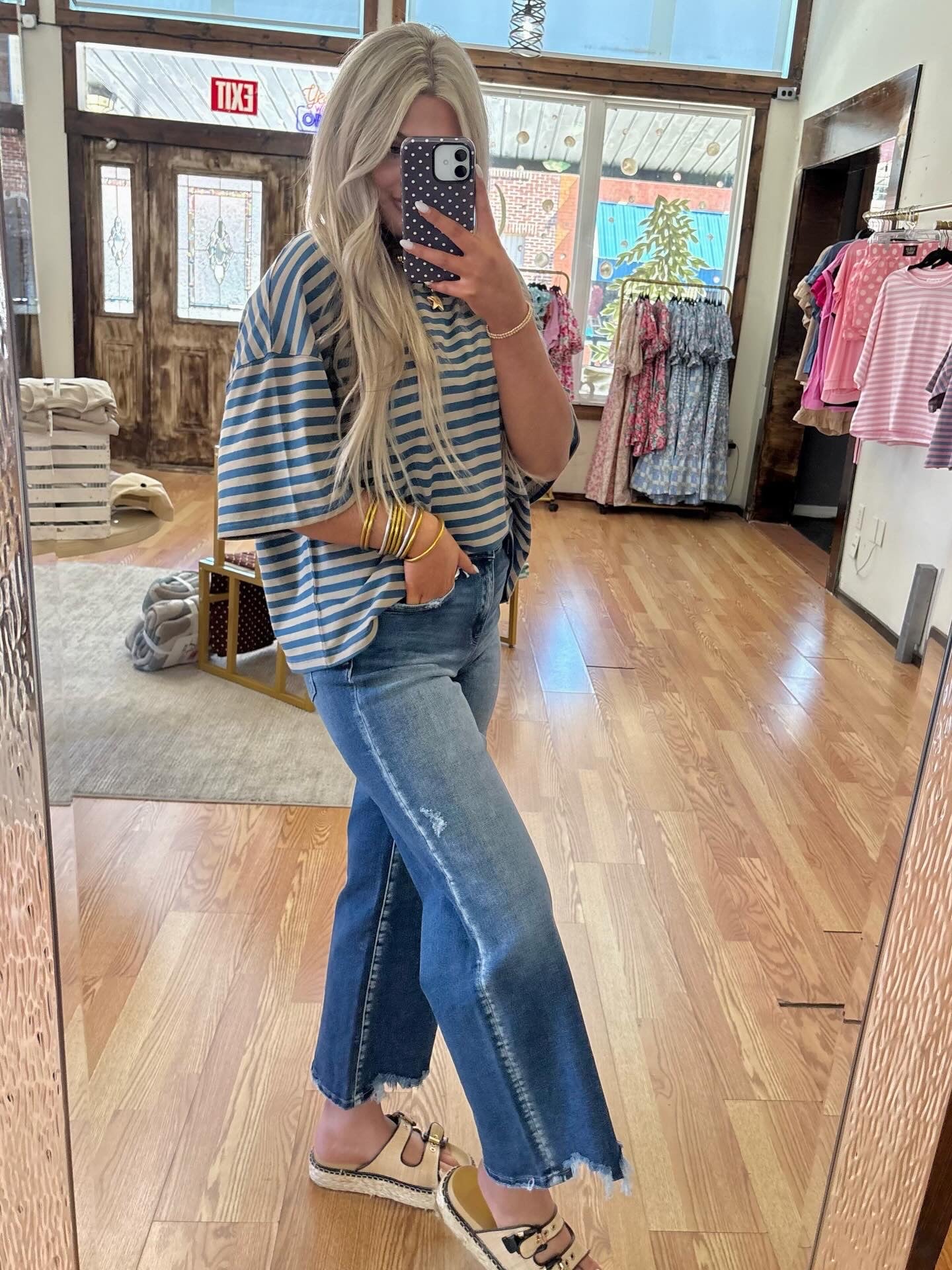 High Rise Wide Leg Jean