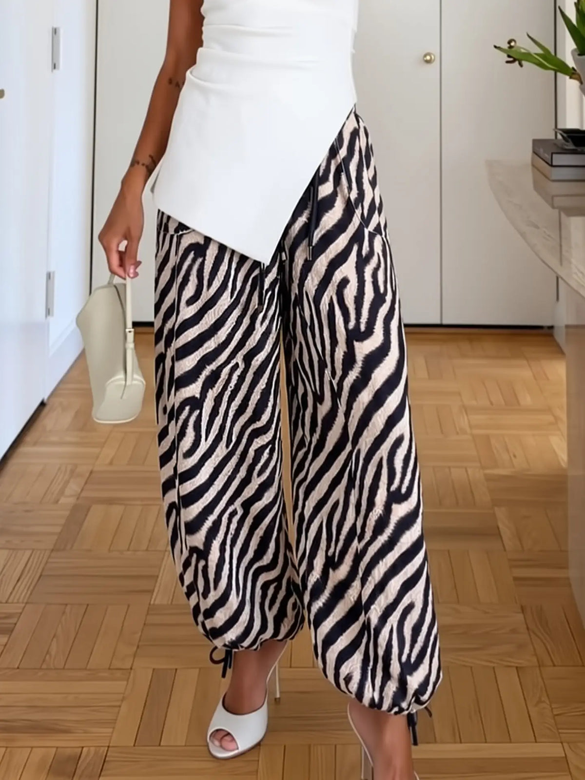 Zebra Balloon Pant