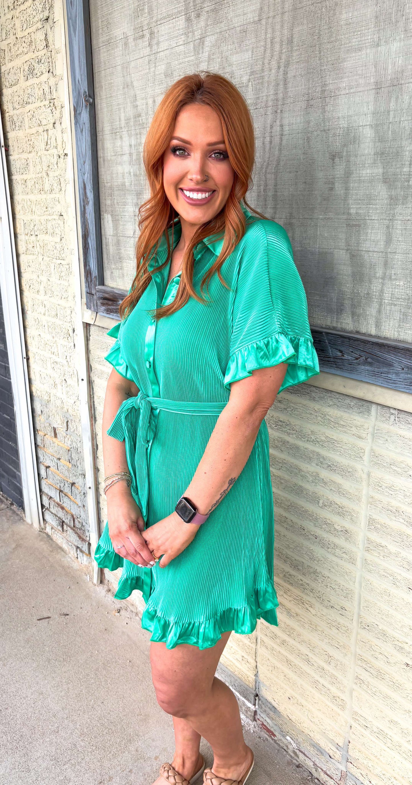 Jade Green Dress