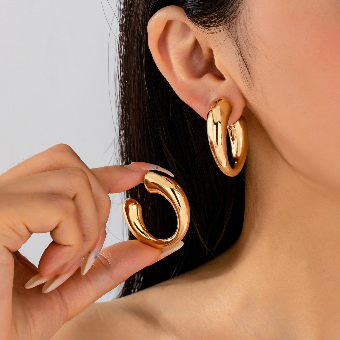 Bold Gold Earring