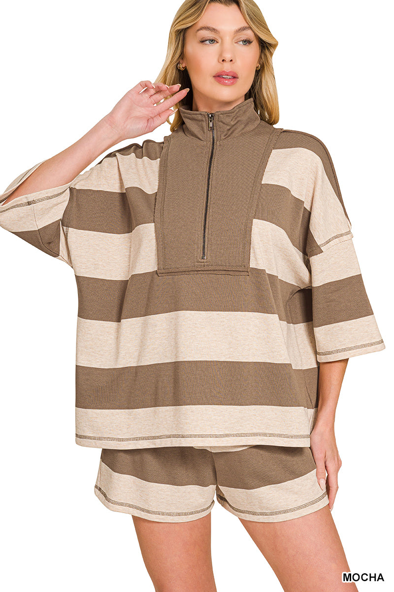 French Terry Set-Mocha