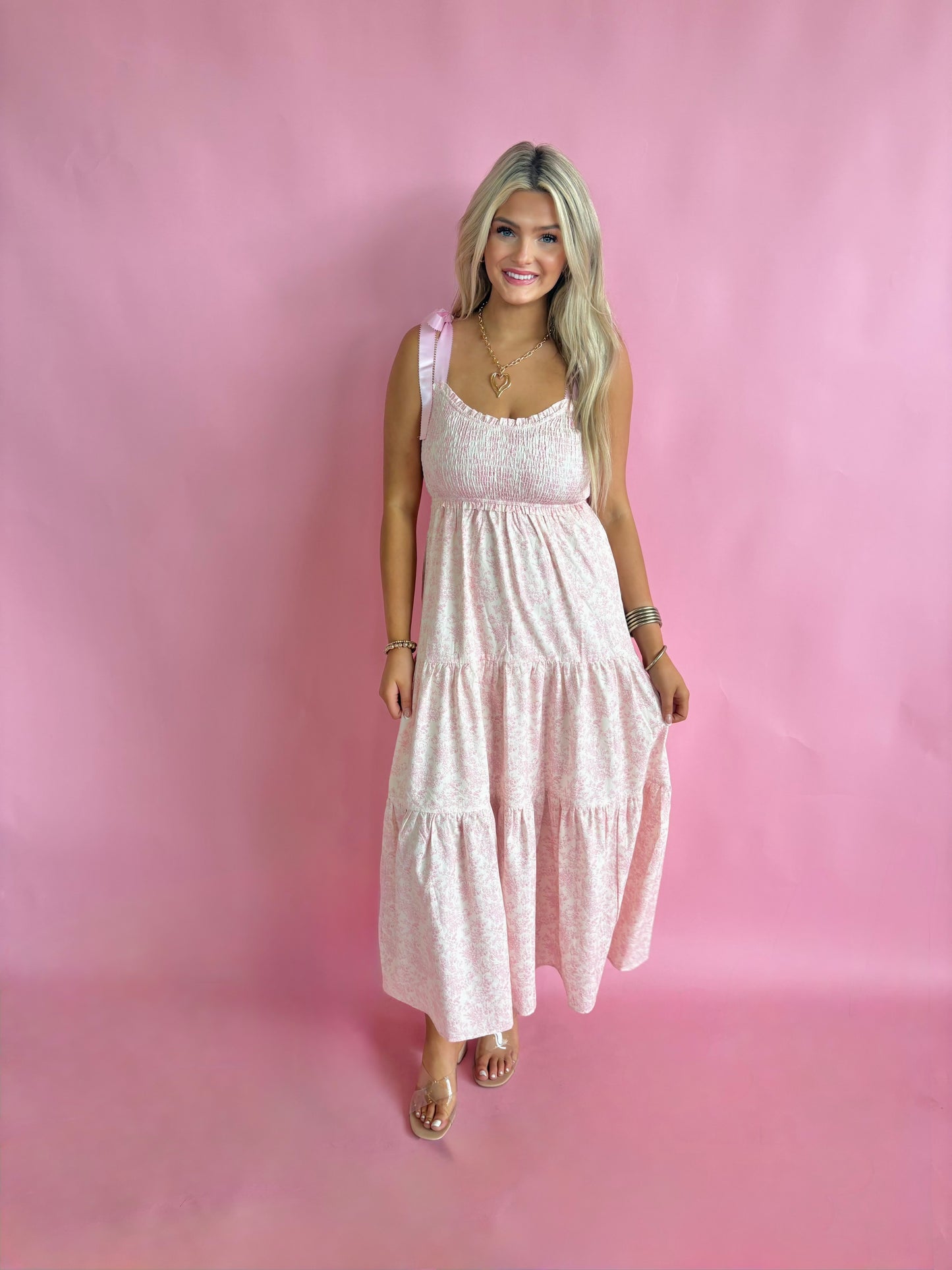 Floral Empire Neckline