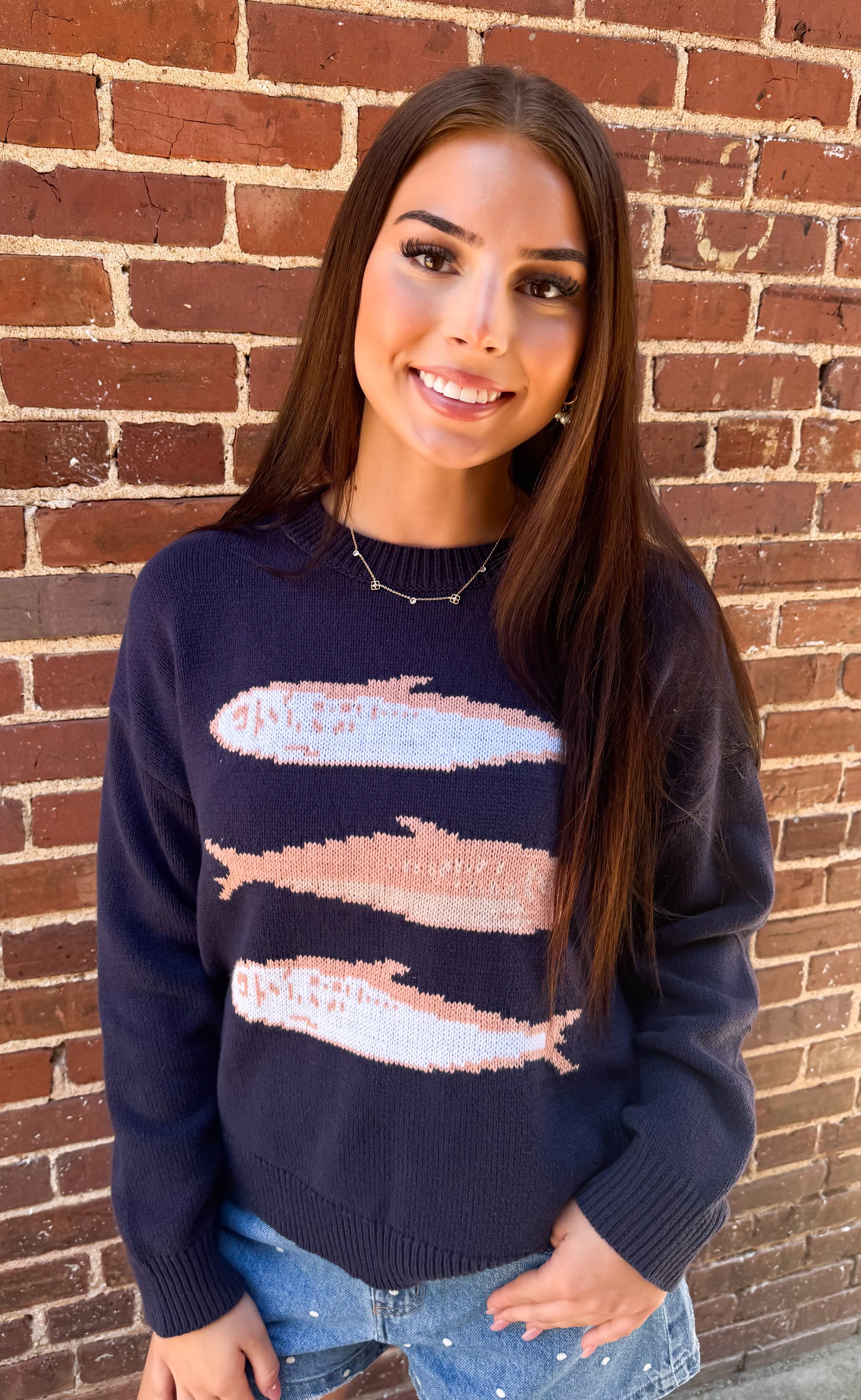 Le Lis Fish Sweater