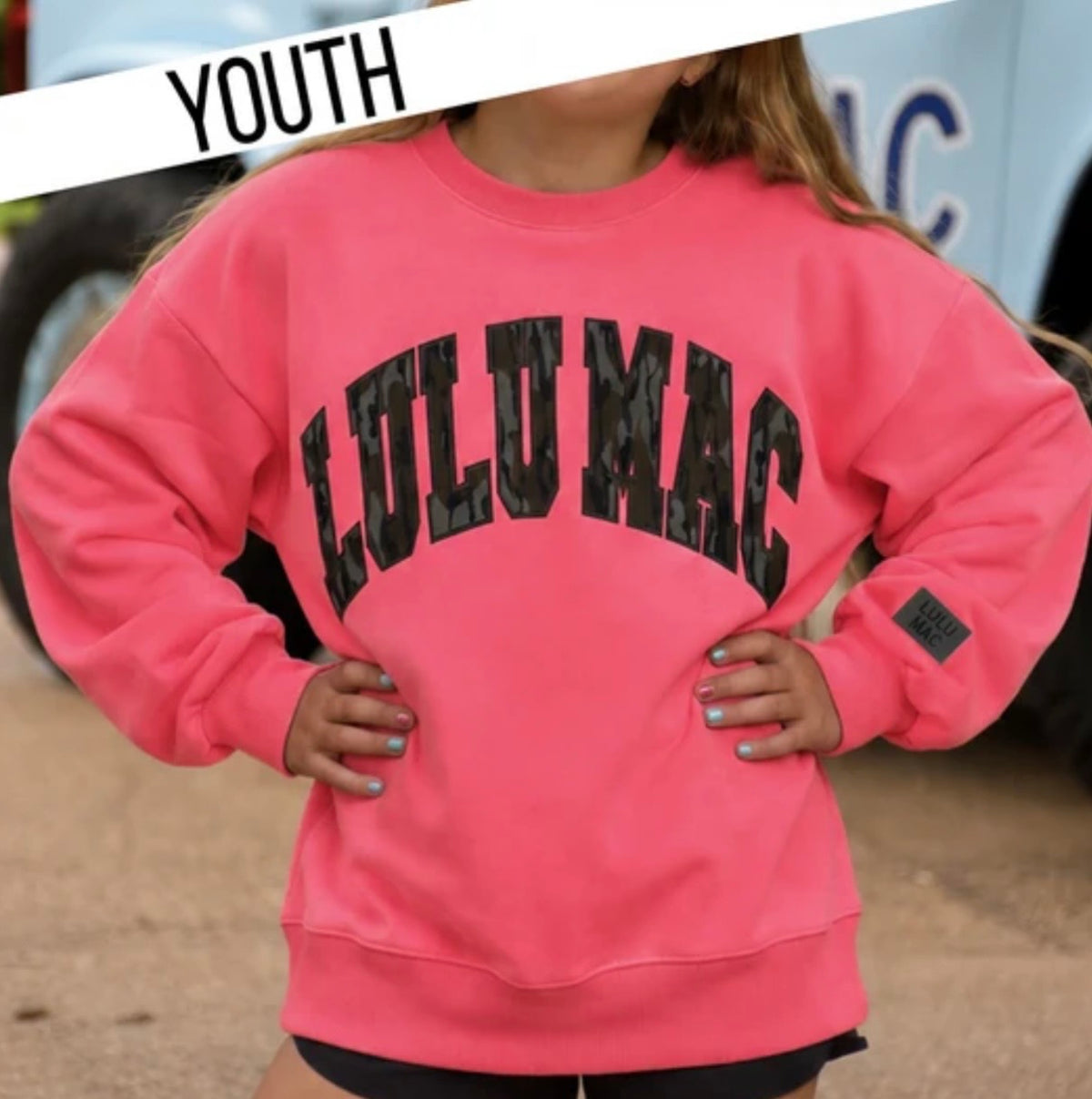Youth Lulu Pink Mac Camo (Bottomland)