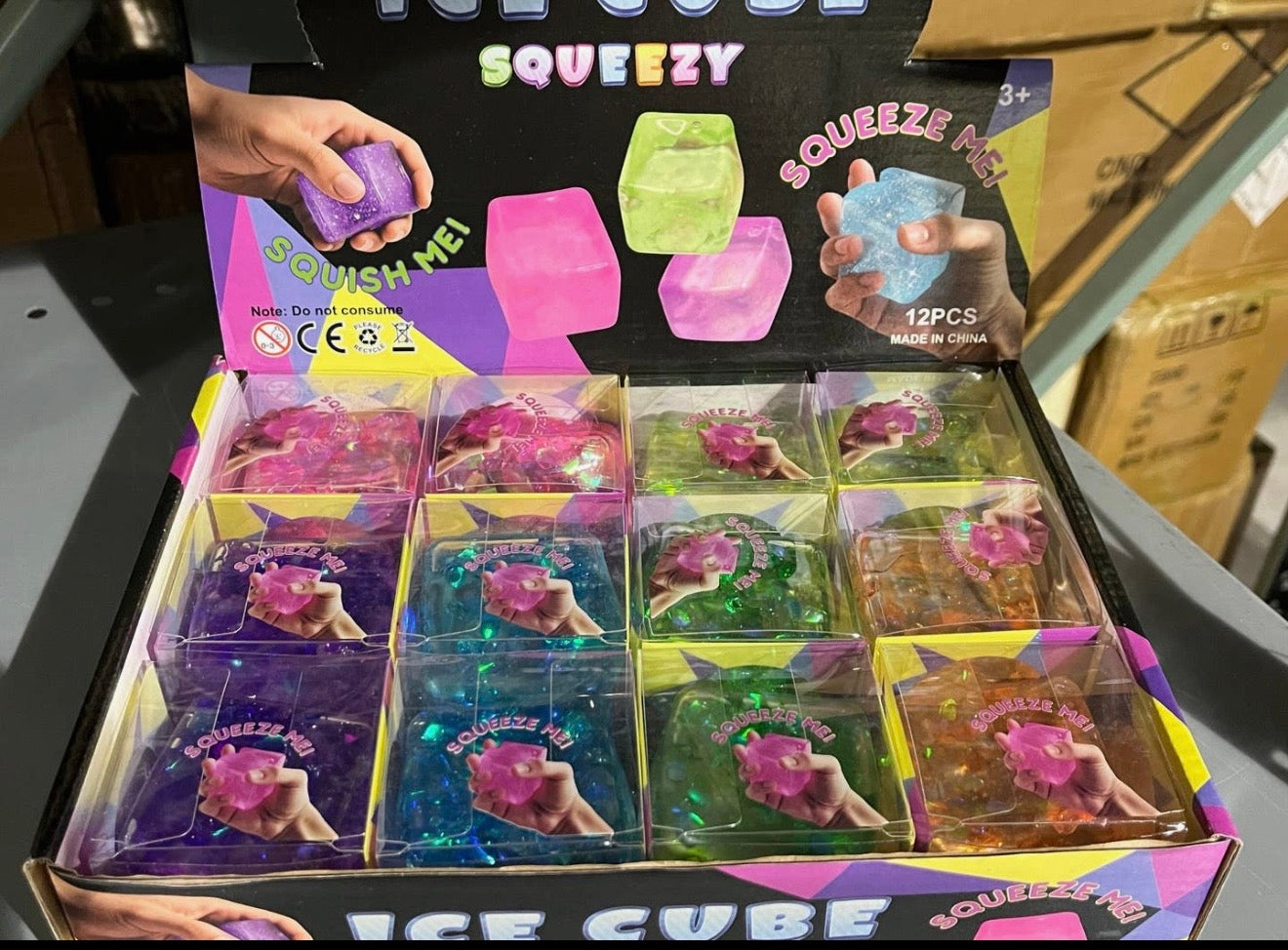 Glitter Cube Squishy