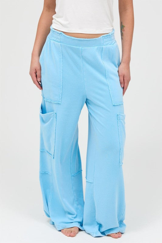 Mineral Wash Cargo-Blue