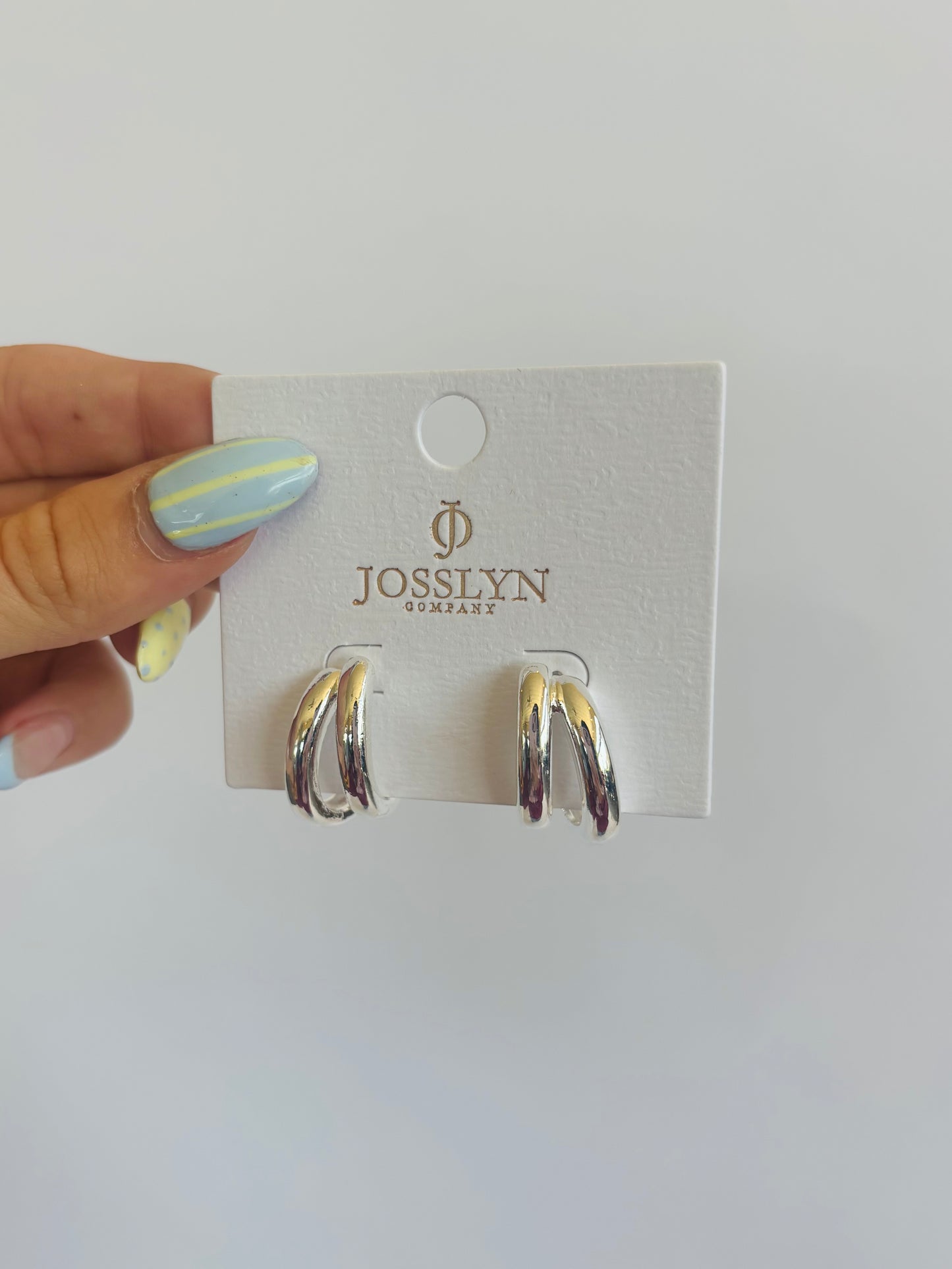 Double Hoop-Silver