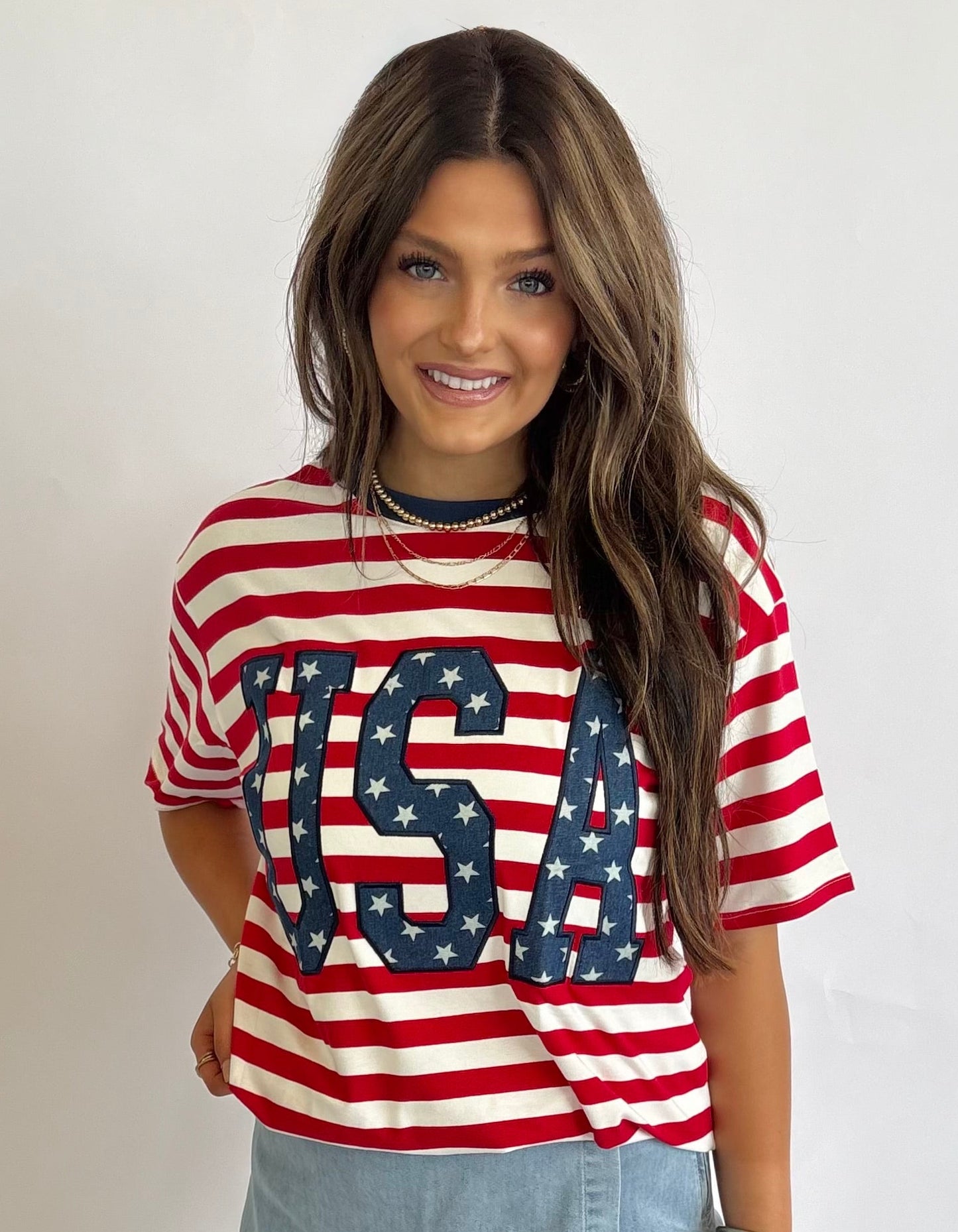 USA with Stripe Shirt