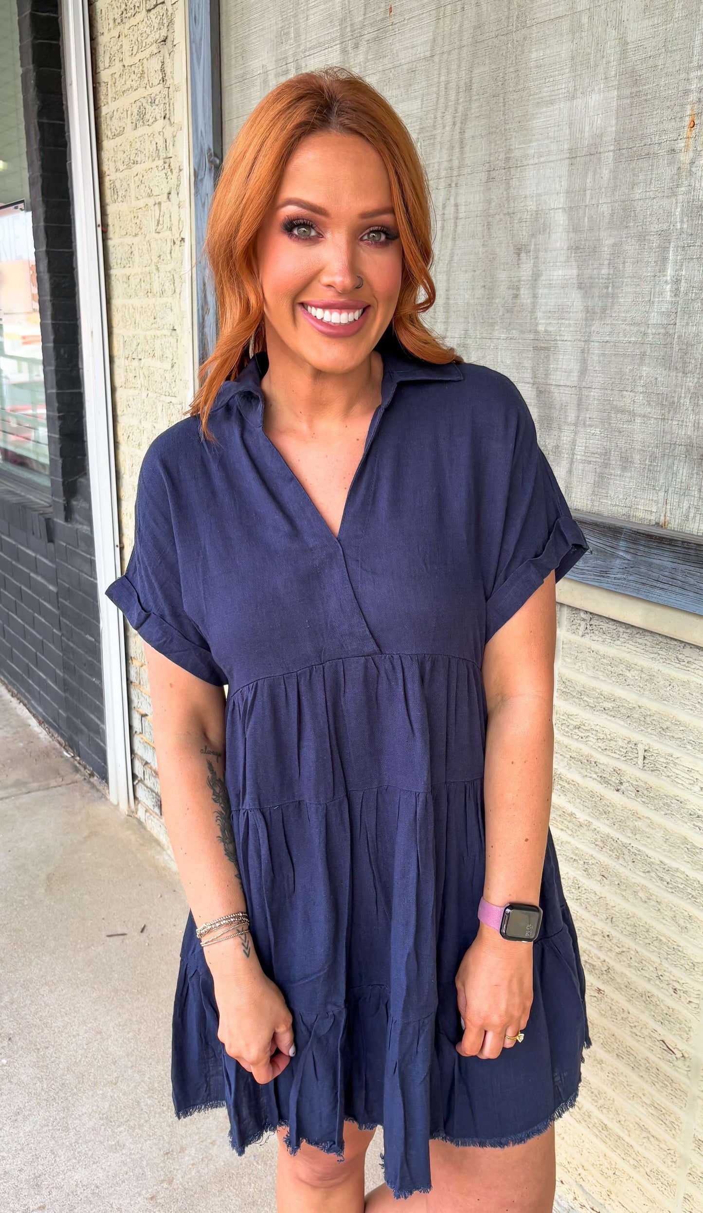 Navy Dress