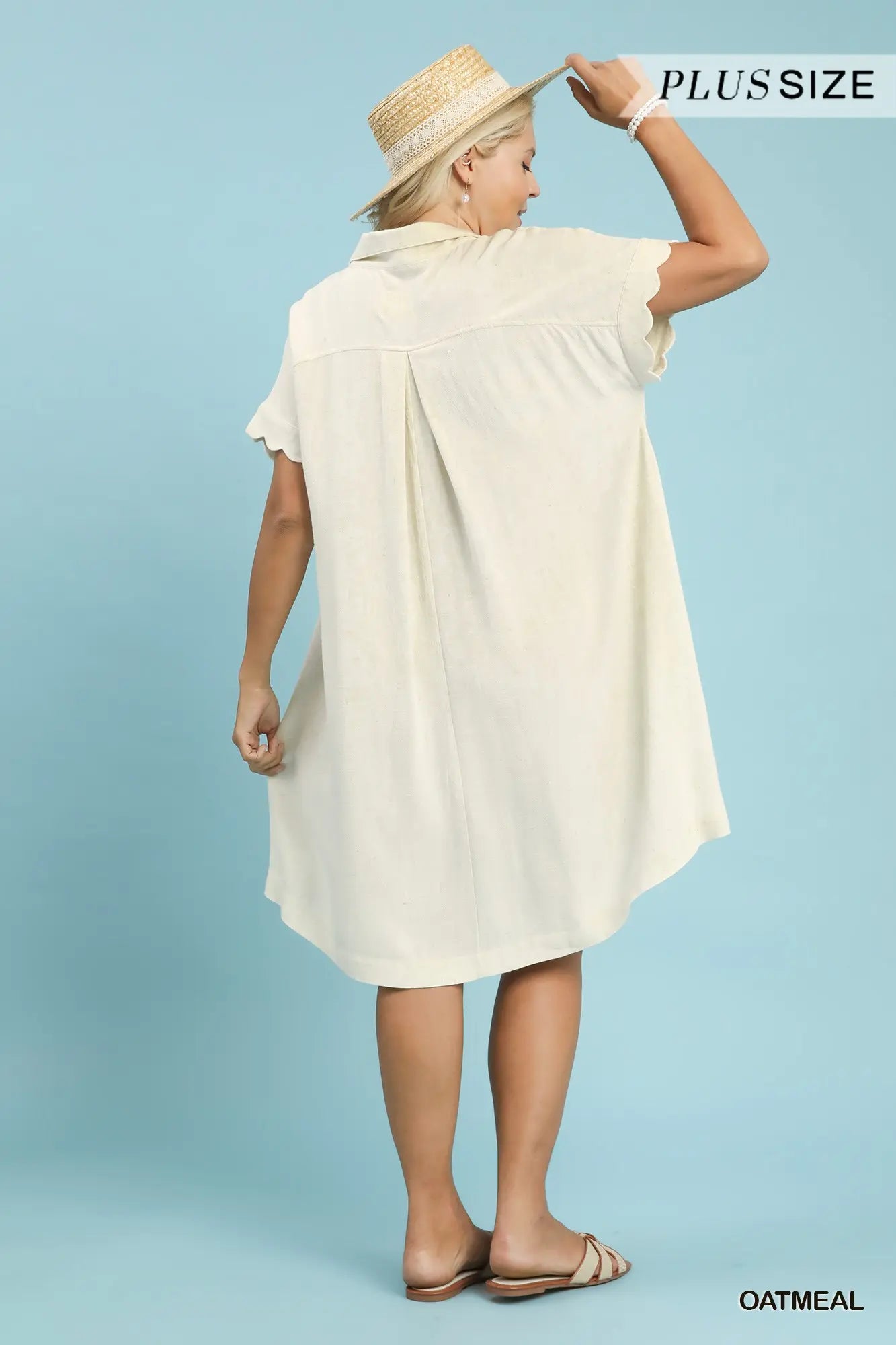 Plus Oatmeal Dress