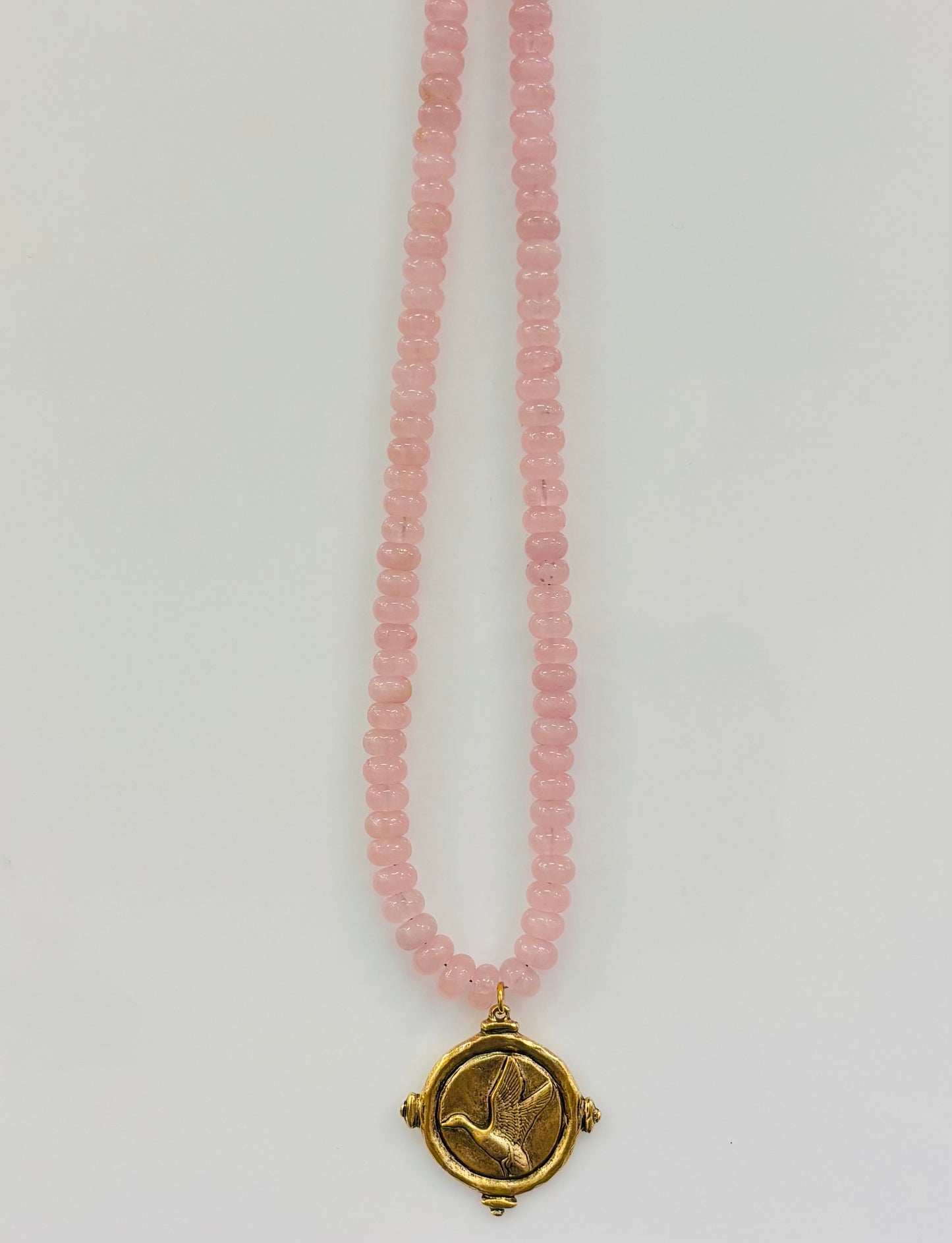 Pink Duck Necklace Made By MC