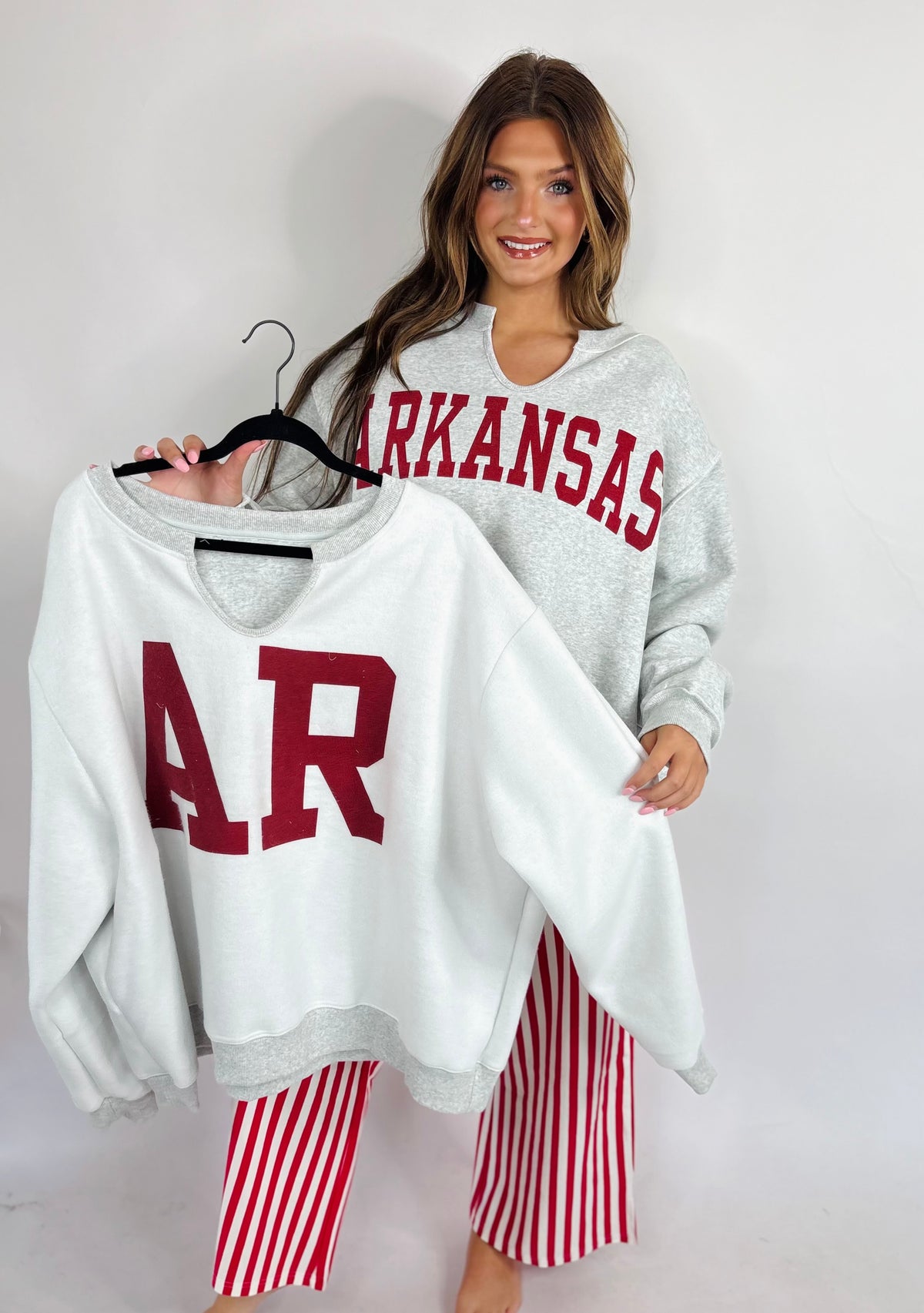 Arkansas Open Neck Sweater
