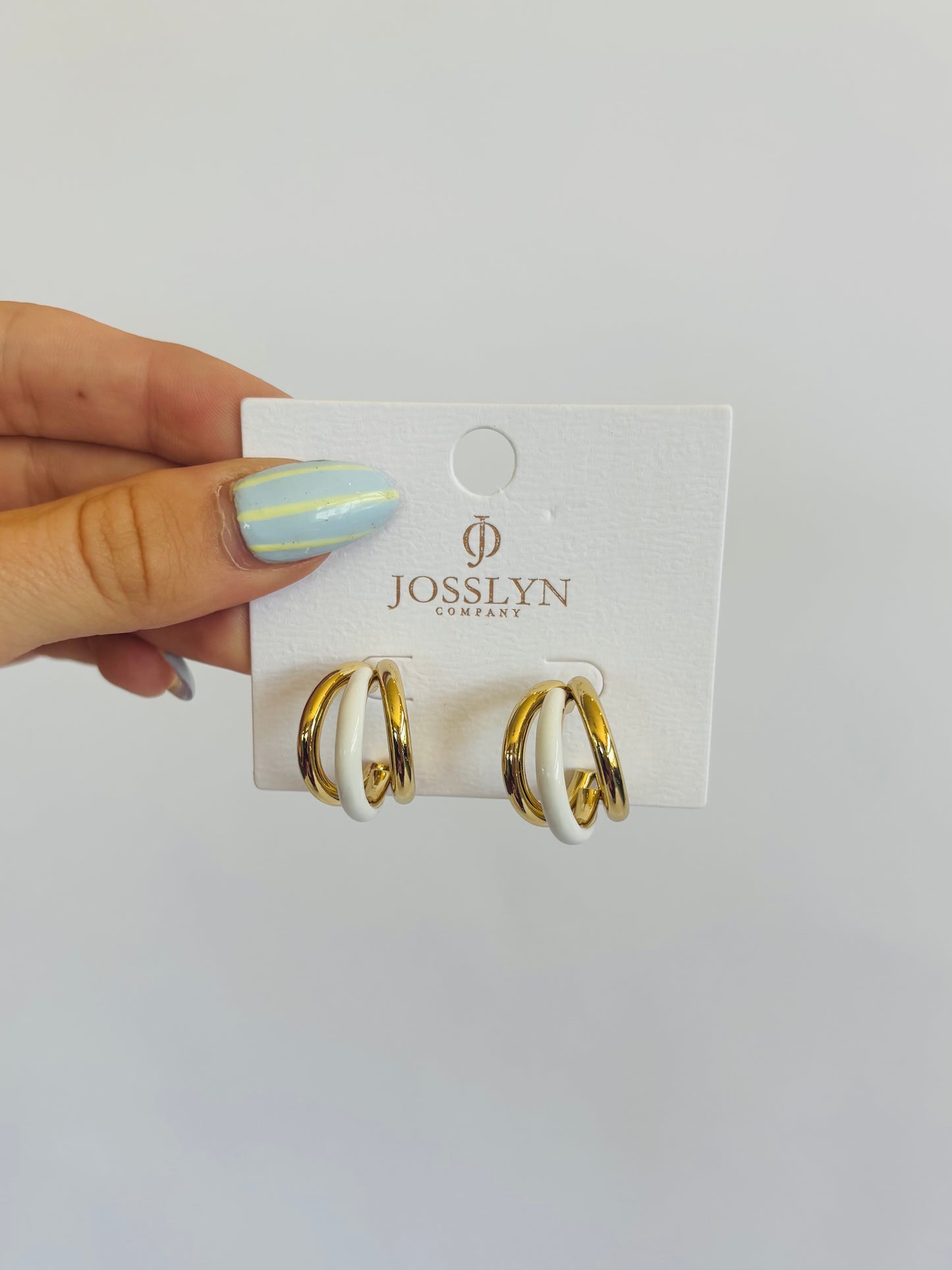 White Enamel Hoop