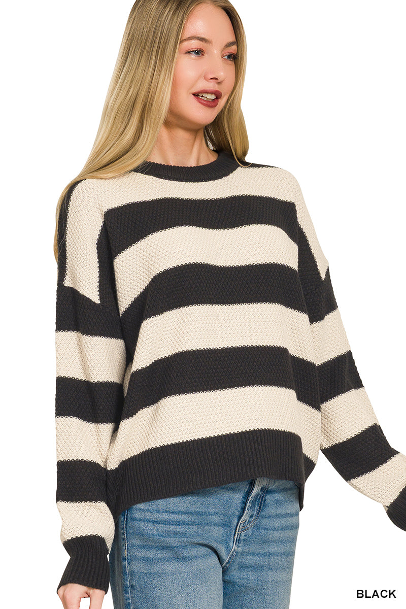 Black Stripe Sweater