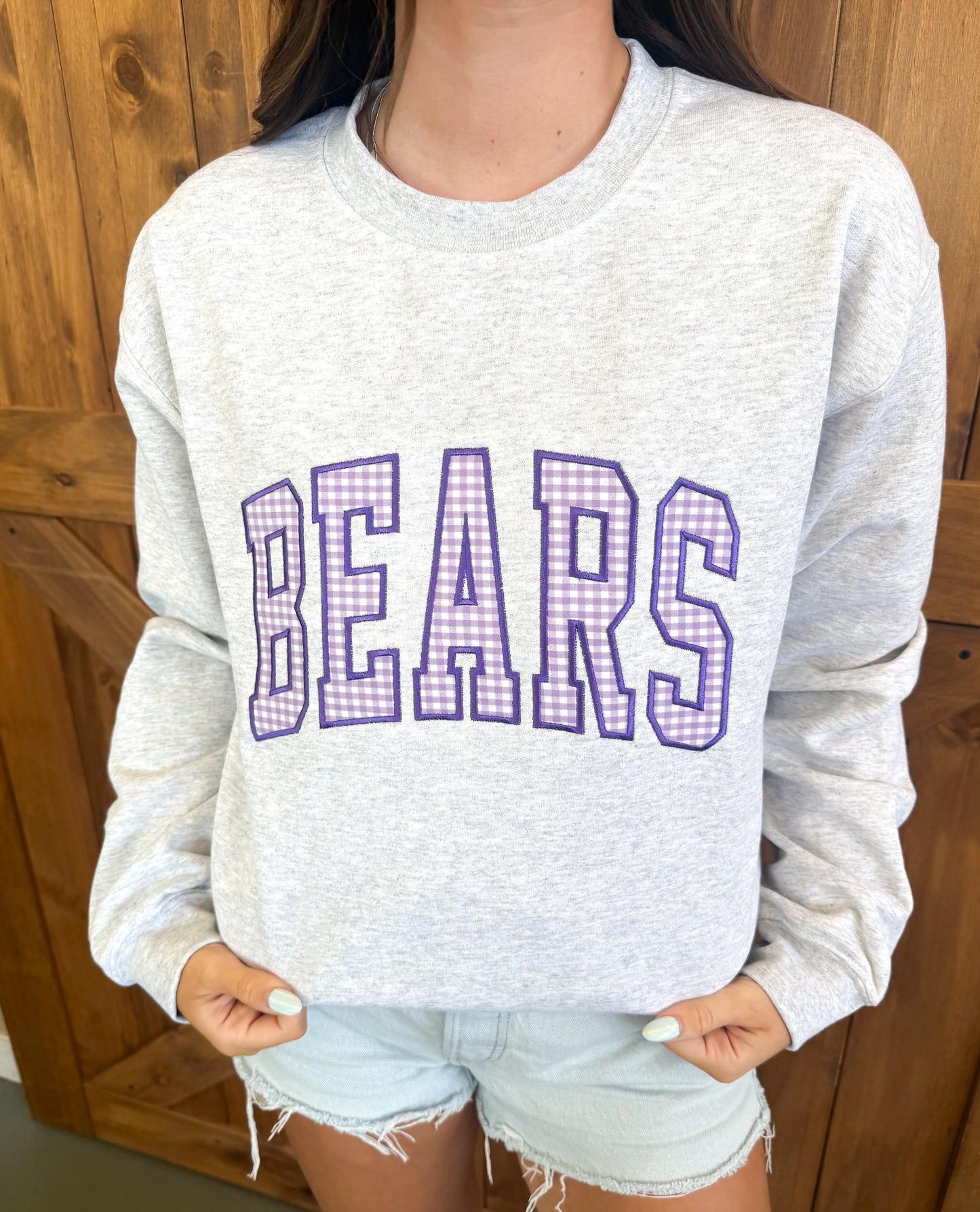 Bears Embroidered Sweatshirt