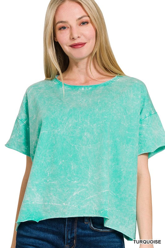Washed Crop Tee