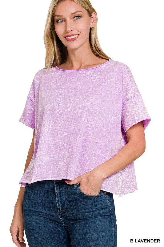 Washed Crop Tee