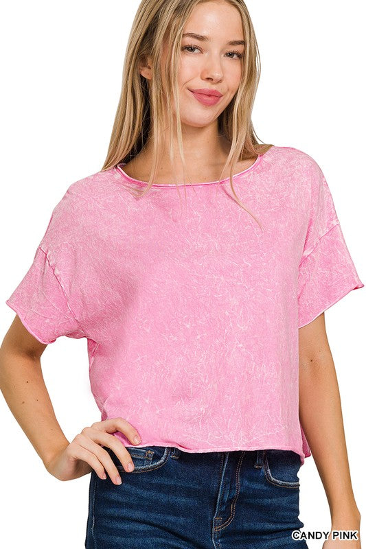Washed Crop Tee