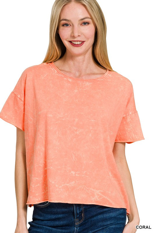 Washed Crop Tee