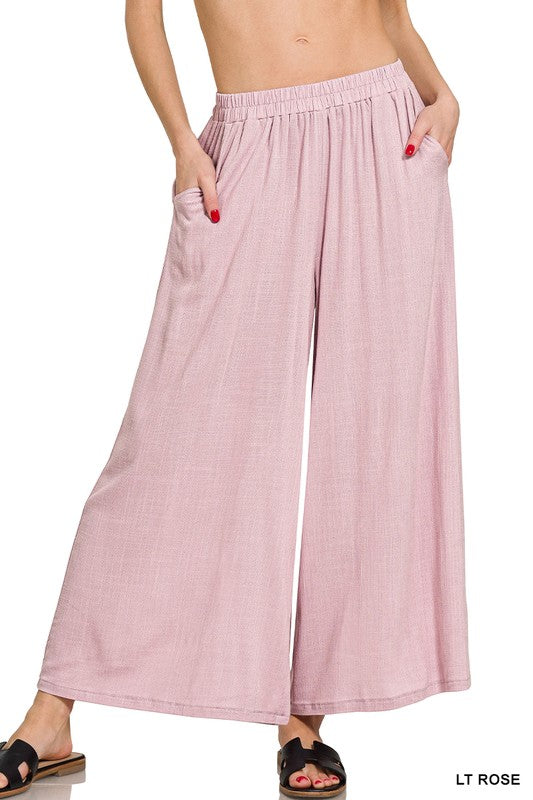Woven pants w/ pockets