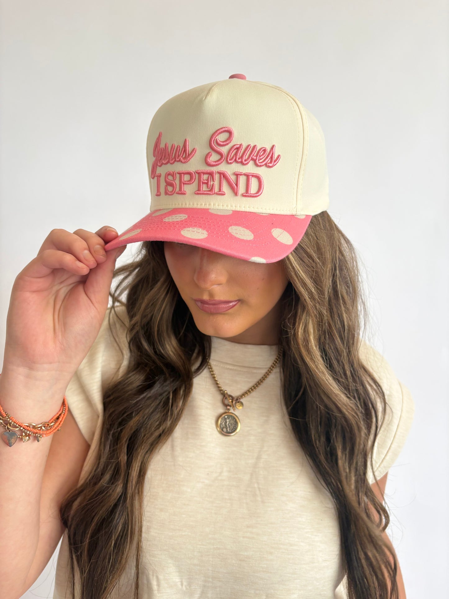 Jesus Saves I Spend Hat