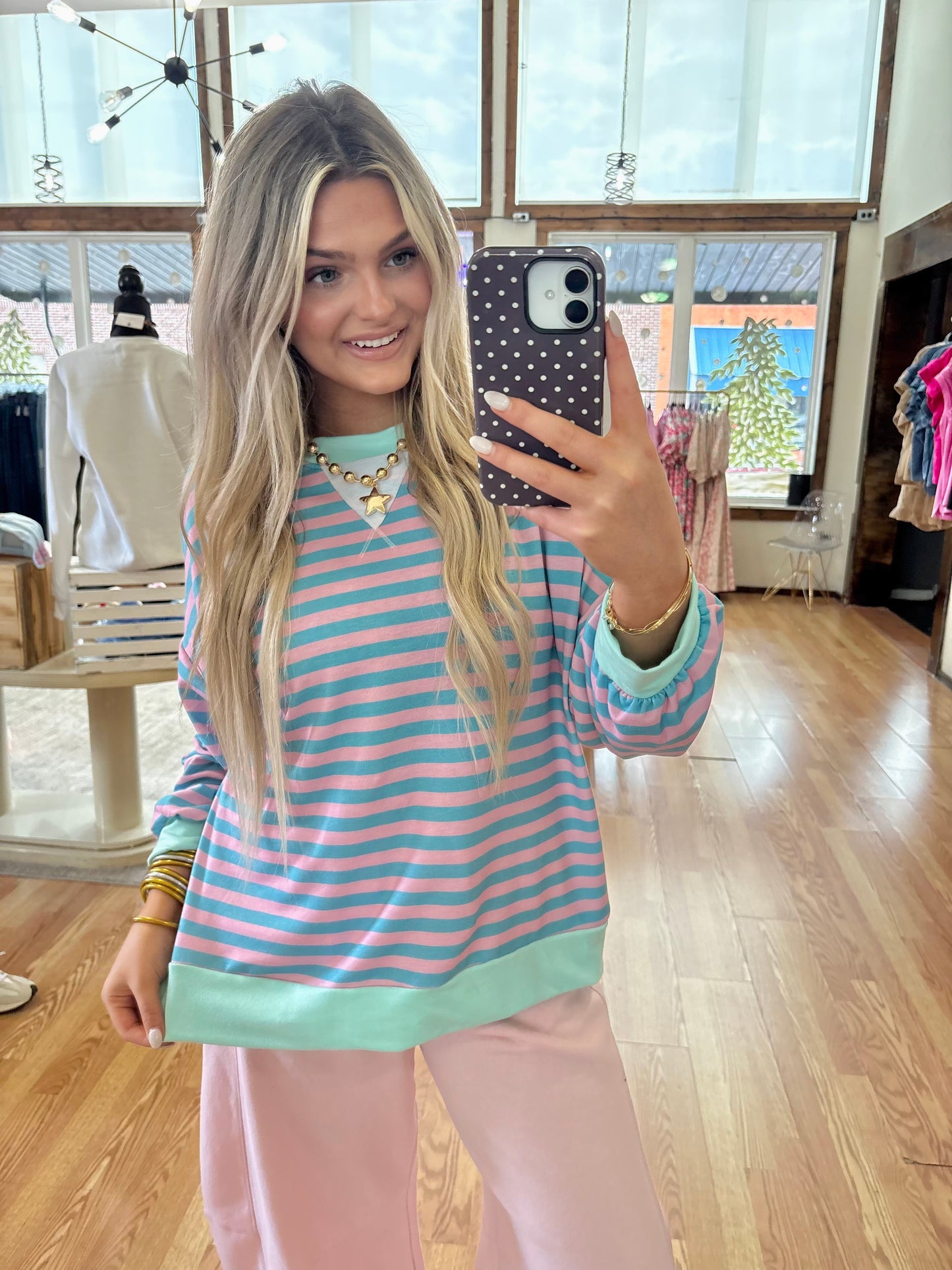 Crew Stripe Pullover