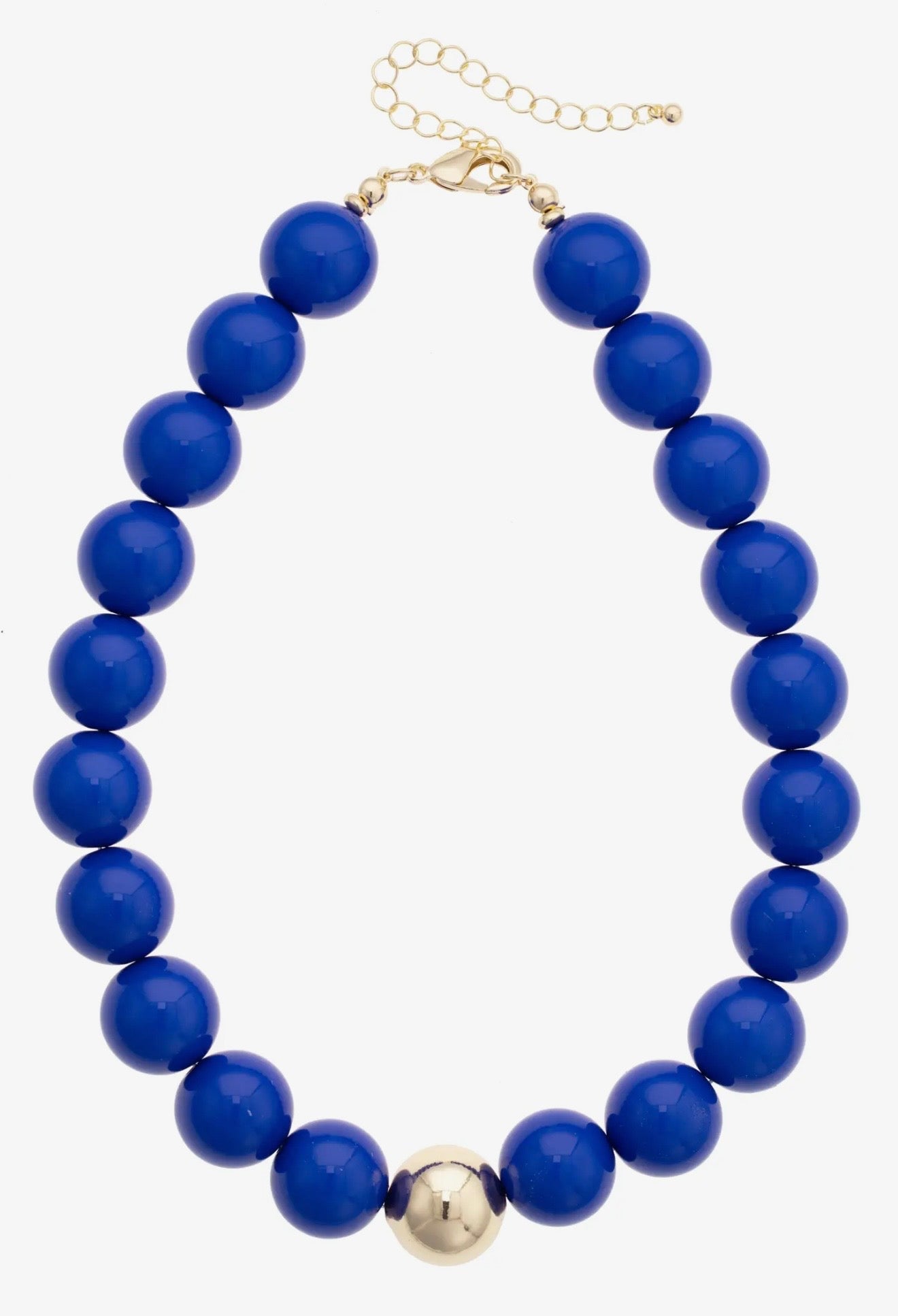 Blue Beaded Necklace