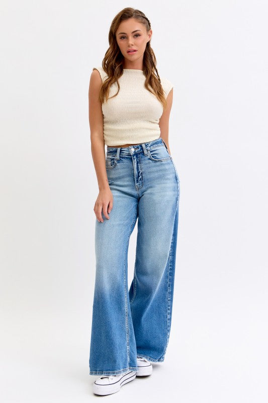 High Rise Wide Leg
