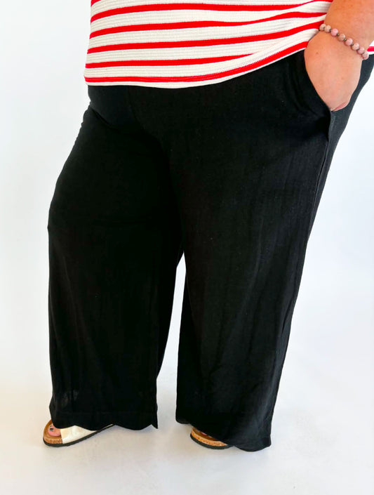 Plus Scalloped Pant