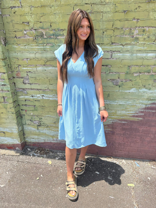 Haptics Light Blue Dress