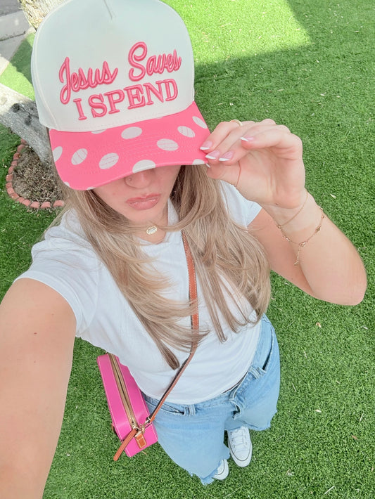 Jesus Saves I Spend Hat