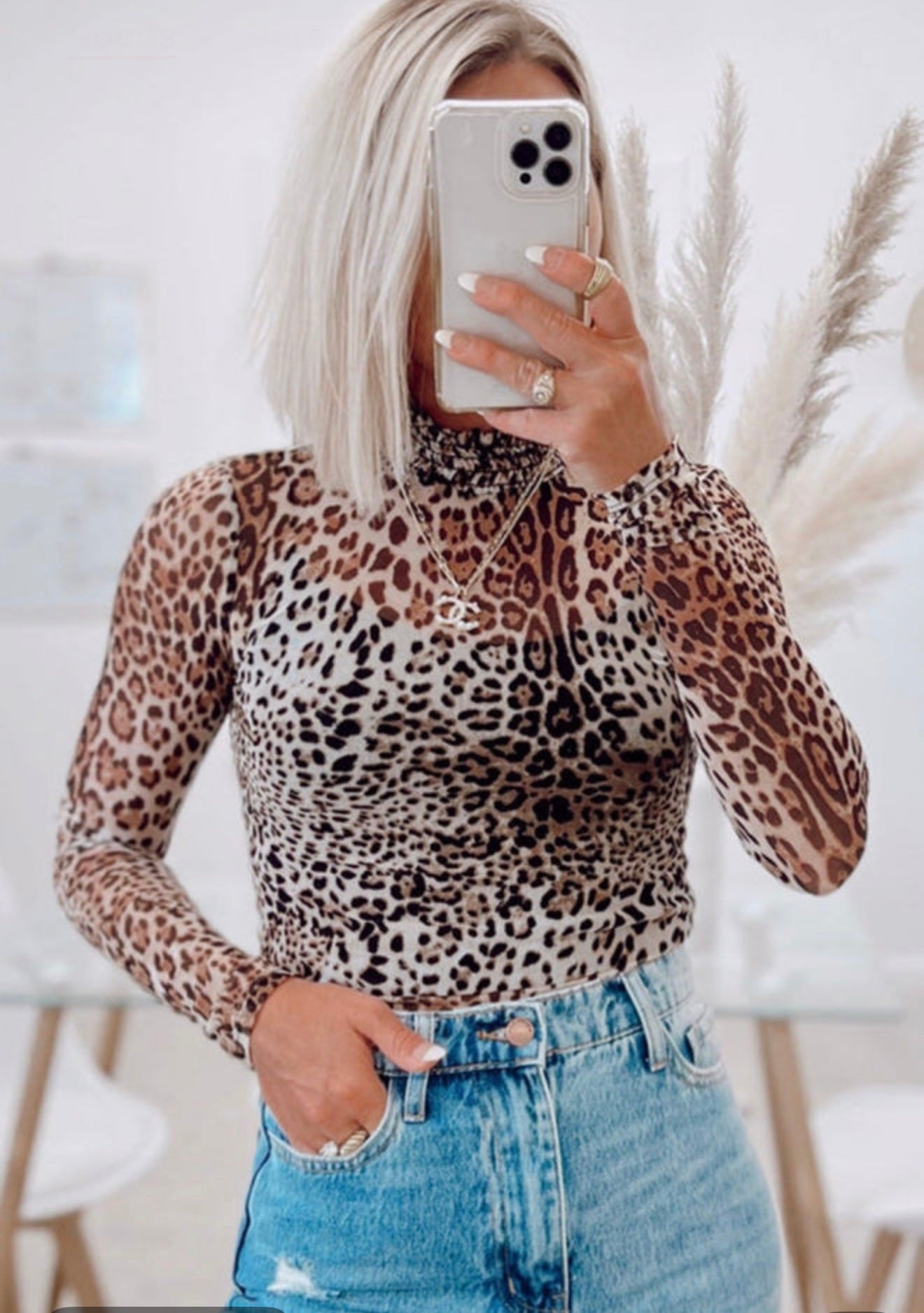 Leopard Mesh Bodysuit