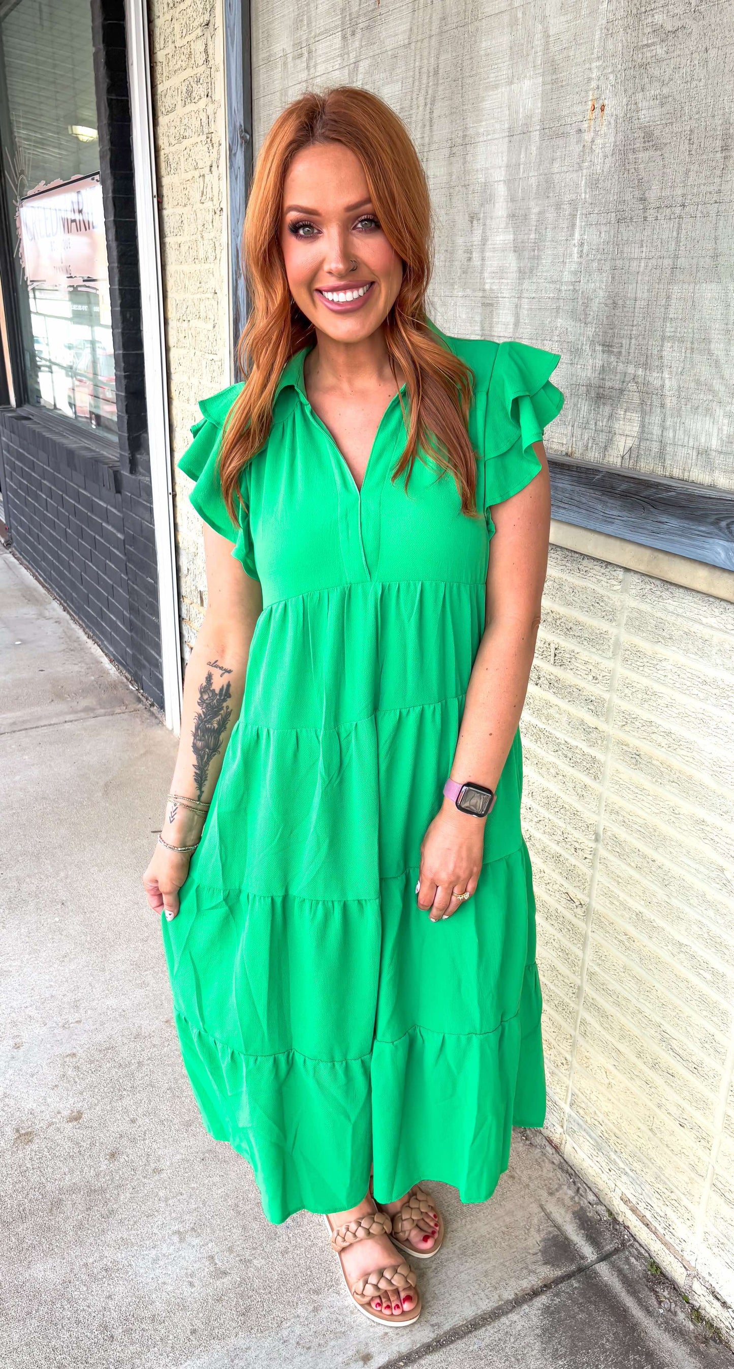 Kelly Green Dress