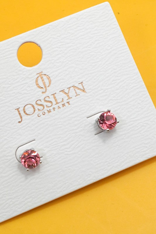Crystal Colored Stud