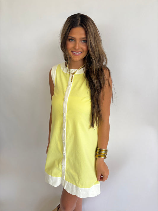 Solid Mini Dress