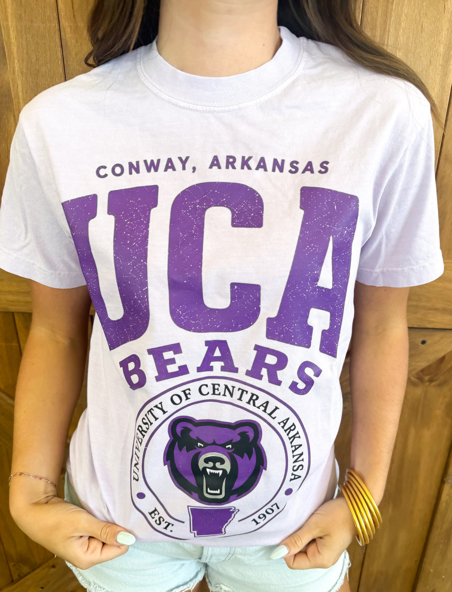 Purple UCA Bears Tee