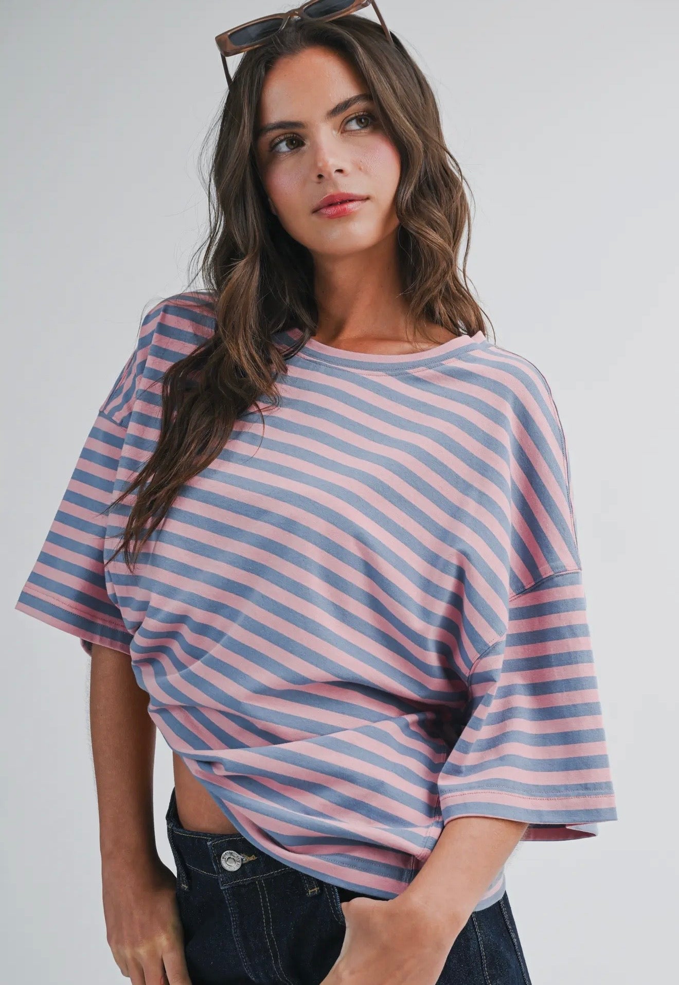 Stripe Boyfriend Tee