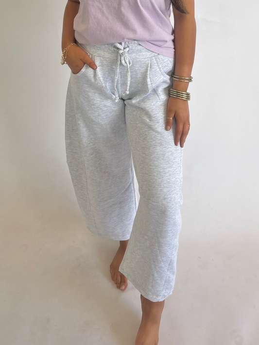 Baggy Barrel Pant-Grey