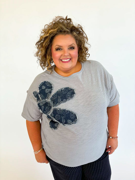 Plus Flower Top