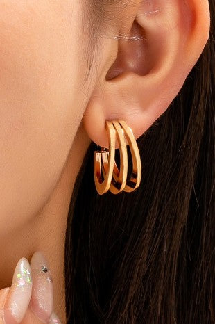 Triple Band Hoop