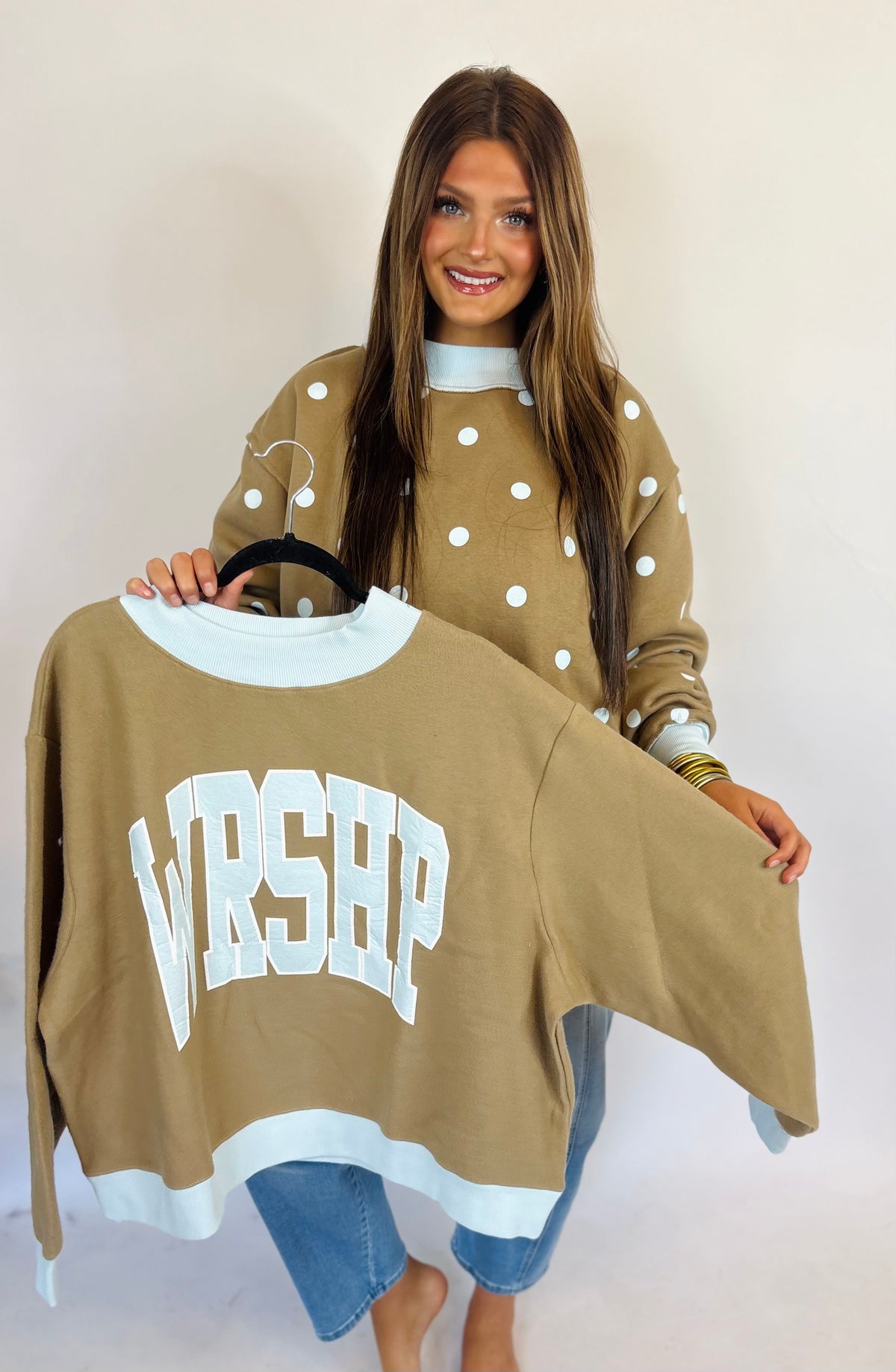 Worship Reversible Mock Neck