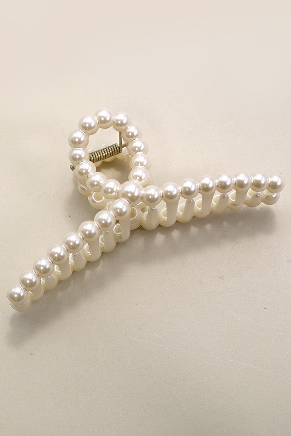 Pearl Claw Clip Oval