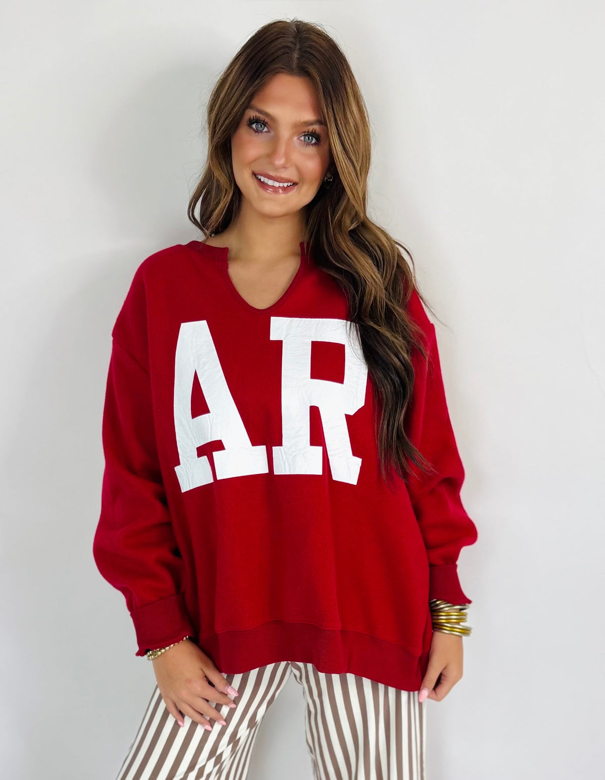 Open Neck Arkansas Sweatshirt