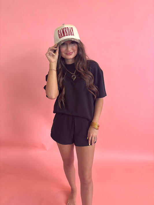 Scuba Shorts Sets - Black