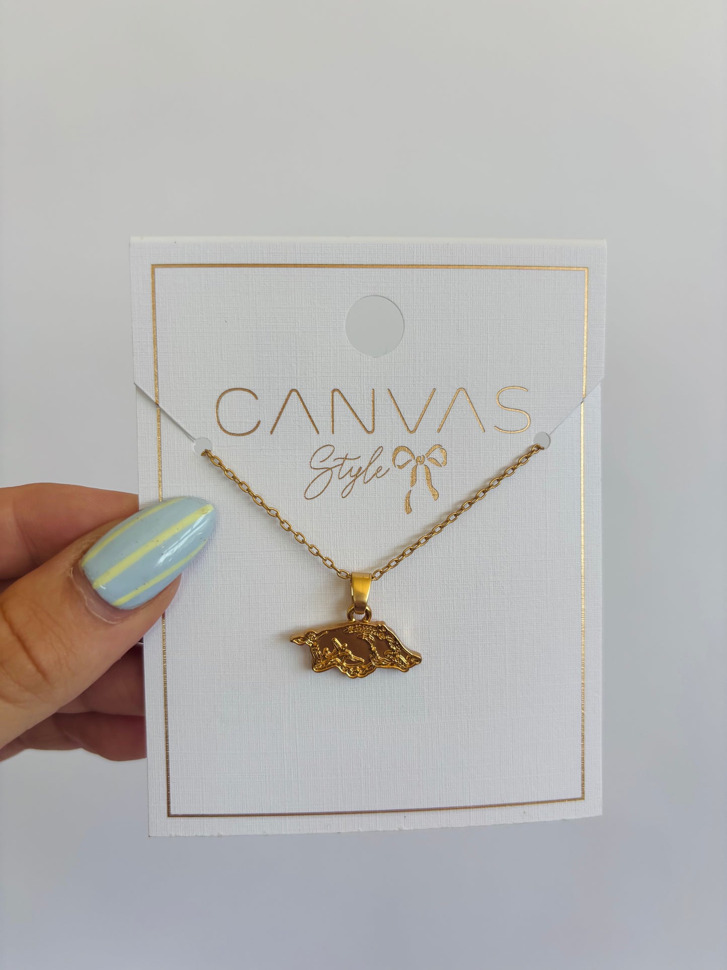 24k Razorback Necklace