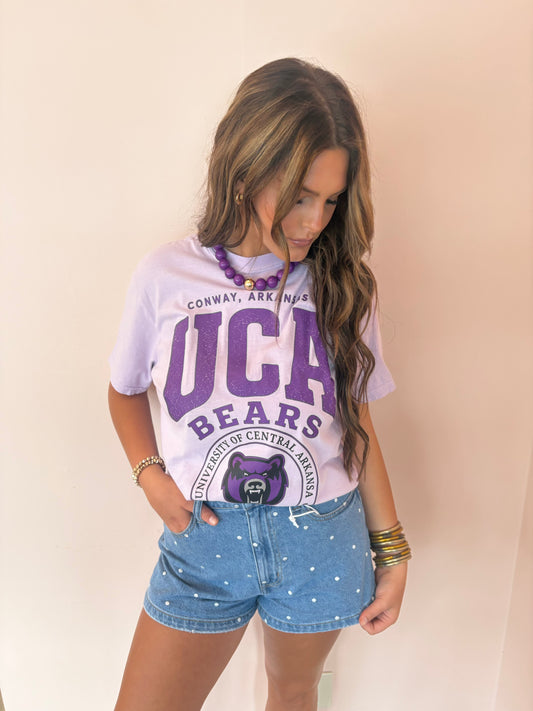 Purple UCA Bears Tee