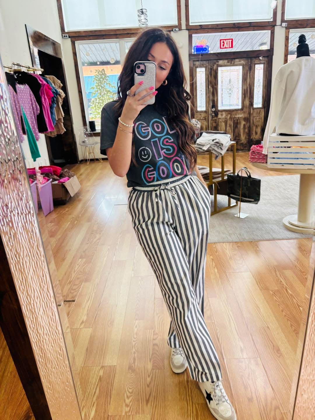 Vertical Stripe Pant