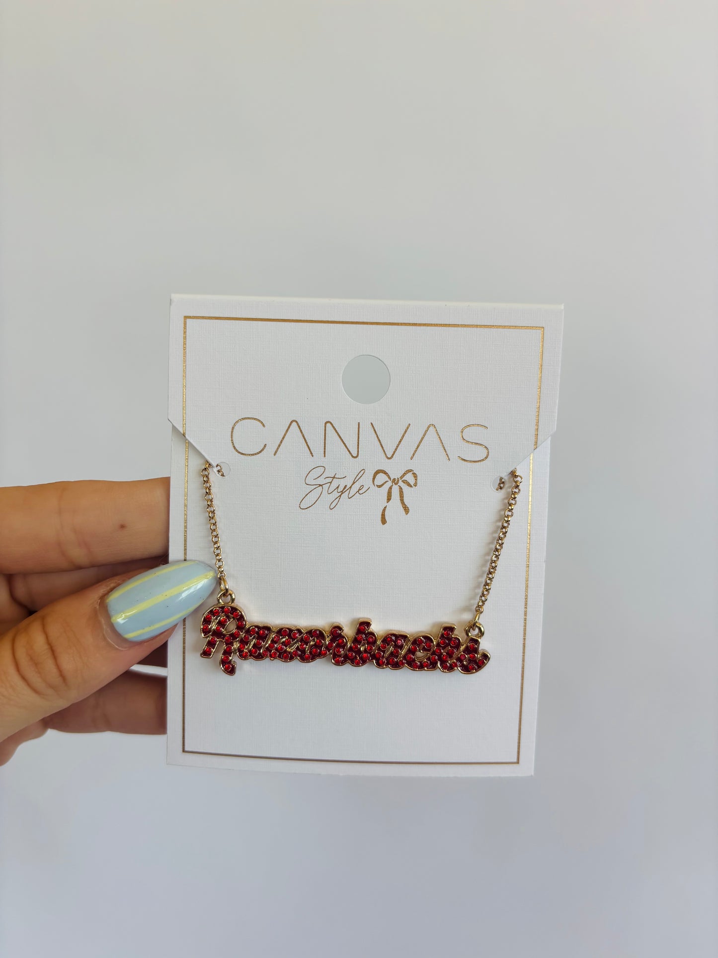 Bling Razorback Necklace